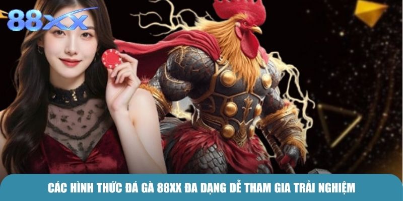 Các hình thức Đá Gà 88xx đa dạng dễ tham gia trải nghiệm