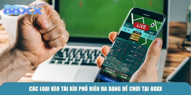 Các loại Kèo Tài Xỉu phổ biến đa dạng dễ chơi tại 88xx